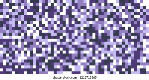 Color Halftone Background. Abstract Multicolor Texture with Squares for Print, Banner, Card, Web and Mobile Applications. Trendy Tech Halftone Pattern with Color Pixels. Vector Texture.