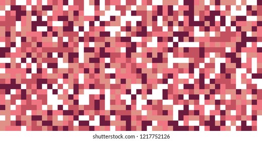Color Halftone Background. Abstract Multicolor Texture with Squares for Print, Banner, Card, Web and Mobile Applications. Trendy Tech Halftone Pattern with Color Pixels. Vector Texture.