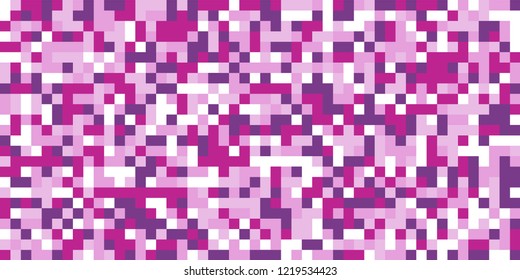 Color Halftone Background. Abstract Multicolor Texture with Squares for Print, Banner, Card, Web and Mobile Applications. Vintage Tech Halftone Pattern with Color Pixels. Vector Texture.
