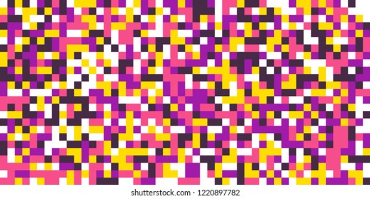 Color Halftone Background. Abstract Multicolor Texture with Squares for Print, Banner, Card, Web and Mobile Applications. Modern Tech Halftone