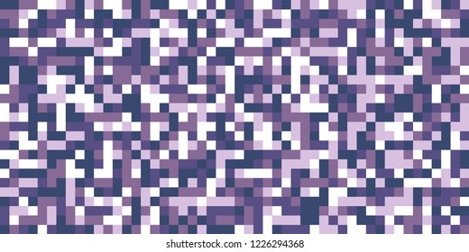 Color Halftone Background. Abstract Multicolor Texture with Squares for Print, Banner, Card, Web and Mobile Applications. Trendy Tech Halftone Pattern with Color Pixels. Vector Texture.
