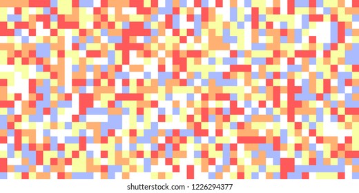 Color Halftone Background. Abstract Multicolor Texture with Squares for Print, Banner, Card, Web and Mobile Applications. Retro Tech Halftone