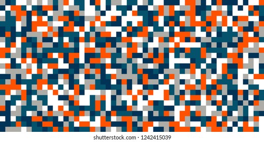 Color Halftone Background. Abstract Multicolor Texture with Squares for Print, Banner, Card, Web and Mobile Applications. Vintage Tech Halftone