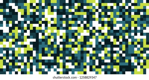 Color Halftone Background. Abstract Multicolor Texture with Squares for Print, Banner, Card, Web and Mobile Applications. Vintage Tech Halftone