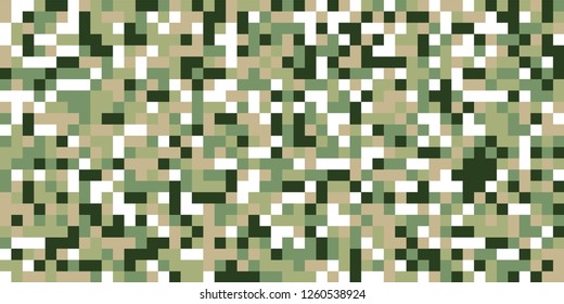 Color Halftone Background. Abstract Multicolor Texture with Squares for Print, Banner, Card, Web and Mobile Applications. Retro Tech Halftone Pattern with Color Pixels. Vector Texture.