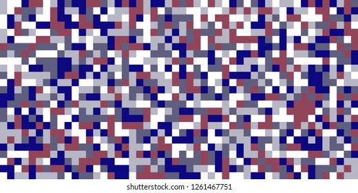 Color Halftone Background. Abstract Multicolor Texture with Squares for Print, Banner, Card, Web and Mobile Applications. Retro Tech Halftone Pattern with Color Pixels. Vector Texture.
