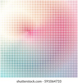 color halftone dotted background. abstract vector graphic