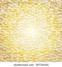 Color halftone - gold