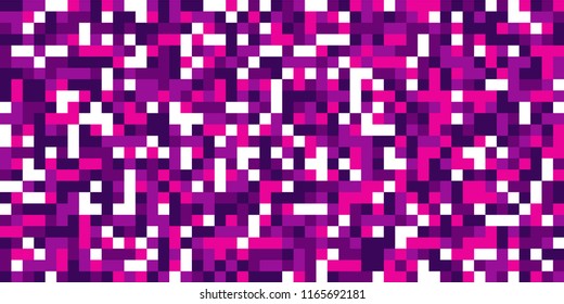 Color Halftone Pattern. Abstract Digital Texture with Color Squares for Print, Banner, Card, Web and Mobile Applications. Vintage Tech Halftone