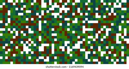 Color Halftone Pattern. Abstract Digital Texture with Color Squares for Print, Banner, Card, Web and Mobile Applications. Modern Tech Halftone