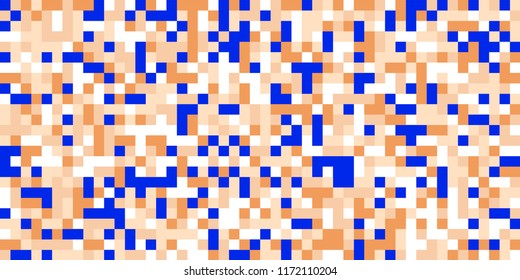Color Halftone Pattern. Abstract Digital Texture with Color Squares for Print, Banner, Card, Web and Mobile Applications. Modern Tech Halftone