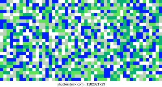 Color Halftone Pattern. Abstract Digital Texture with Color Squares for Print, Banner, Card, Web and Mobile Applications. Trendy Tech Halftone