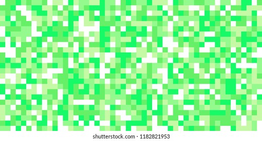 Color Halftone Pattern. Abstract Digital Texture with Color Squares for Print, Banner, Card, Web and Mobile Applications. Modern Tech Halftone Pattern with Color Pixels. Vector Texture.