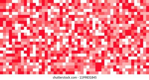 Color Halftone Pattern. Abstract Digital Texture with Color Squares for Print, Banner, Card, Web and Mobile Applications. Trendy Tech Halftone Pattern with Color Pixels. Vector Texture.