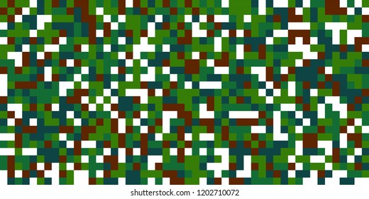 Color Halftone Pattern. Abstract Digital Texture with Color Squares for Print, Banner, Card, Web and Mobile Applications. Retro Tech Halftone