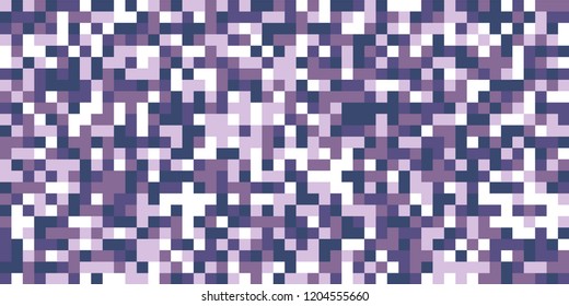 Color Halftone Pattern. Abstract Digital Texture with Color Squares for Print, Banner, Card, Web and Mobile Applications. Vintage Tech Halftone Pattern with Color Pixels. Vector Texture.