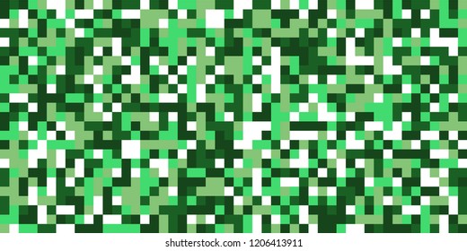 Color Halftone Pattern. Abstract Digital Texture with Color Squares for Print, Banner, Card, Web and Mobile Applications. Vintage Tech Halftone