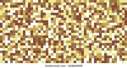 Color Halftone Pattern. Abstract Digital Texture with Color Squares for Print, Banner, Card, Web and Mobile Applications. Trendy Tech Halftone Pattern with Color Pixels. Vector Texture.