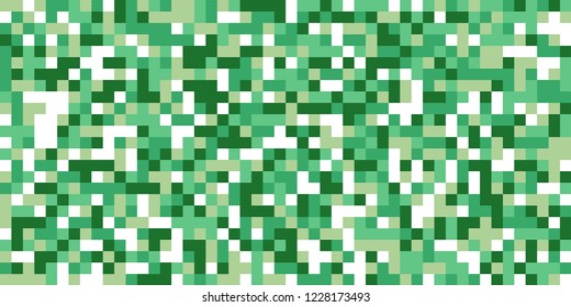 Color Halftone Pattern. Abstract Digital Texture with Color Squares for Print, Banner, Card, Web and Mobile Applications. Retro Tech Halftone Pattern with Color Pixels. Vector Texture.
