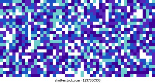 Color Halftone Pattern. Abstract Digital Texture with Color Squares for Print, Banner, Card, Web and Mobile Applications. Trendy Tech Halftone