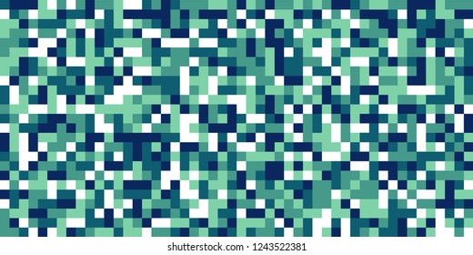 Color Halftone Pattern. Abstract Digital Texture with Color Squares for Print, Banner, Card, Web and Mobile Applications. Modern Tech Halftone