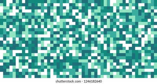 Color Halftone Pattern. Abstract Digital Texture with Color Squares for Print, Banner, Card, Web and Mobile Applications. Retro Tech Halftone