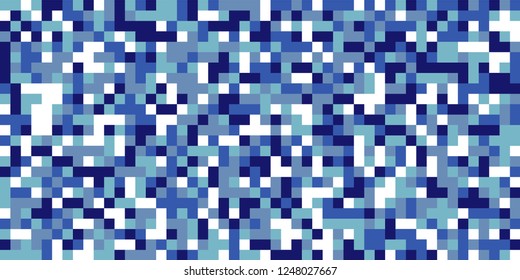 Color Halftone Pattern. Abstract Digital Texture with Color Squares for Print, Banner, Card, Web and Mobile Applications. Vintage Tech Halftone