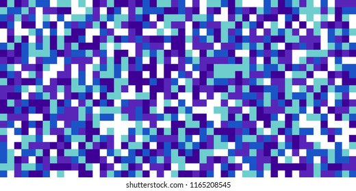 Color Halftone Pattern. Abstract Multicolor Texture with Squares for Print, Banner, Card, Web and Mobile Applications. Retro Tech Halftone