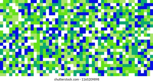 Color Halftone Pattern. Abstract Multicolor Texture with Squares for Print, Banner, Card, Web and Mobile Applications. Retro Tech Halftone