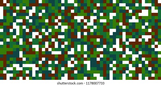 Color Halftone Pattern. Abstract Multicolor Texture with Squares for Print, Banner, Card, Web and Mobile Applications. Trendy Tech Halftone