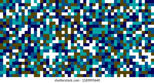 Color Halftone Pattern. Abstract Multicolor Texture with Squares for Print, Banner, Card, Web and Mobile Applications. Trendy Tech Halftone