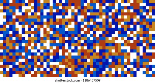 Color Halftone Pattern. Abstract Multicolor Texture with Squares for Print, Banner, Card, Web and Mobile Applications. Vintage Tech Halftone