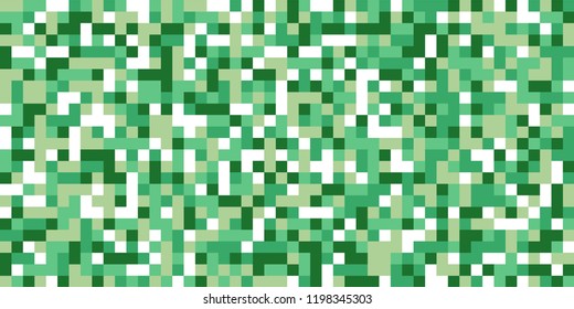Color Halftone Pattern. Abstract Multicolor Texture with Squares for Print, Banner, Card, Web and Mobile Applications. Modern Tech Halftone Pattern with Color Pixels. Vector Texture.