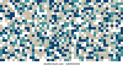 Color Halftone Pattern. Abstract Multicolor Texture with Squares for Print, Banner, Card, Web and Mobile Applications. Trendy Tech Halftone