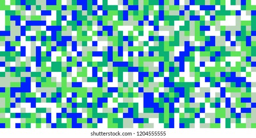 Color Halftone Pattern. Abstract Multicolor Texture with Squares for Print, Banner, Card, Web and Mobile Applications. Retro Tech Halftone