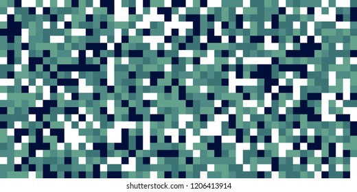 Color Halftone Pattern. Abstract Multicolor Texture with Squares for Print, Banner, Card, Web and Mobile Applications. Trendy Tech Halftone