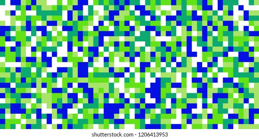 Color Halftone Pattern. Abstract Multicolor Texture with Squares for Print, Banner, Card, Web and Mobile Applications. Modern Tech Halftone