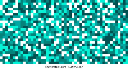 Color Halftone Pattern. Abstract Multicolor Texture with Squares for Print, Banner, Card, Web and Mobile Applications. Retro Tech Halftone