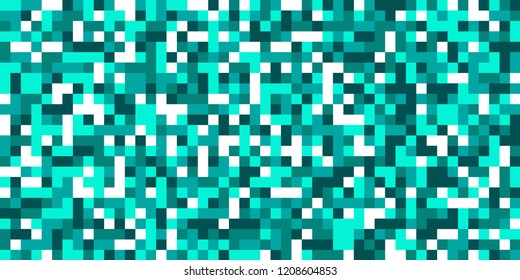 Color Halftone Pattern. Abstract Multicolor Texture with Squares for Print, Banner, Card, Web and Mobile Applications. Trendy Tech Halftone Pattern with Color Pixels. Vector Texture.