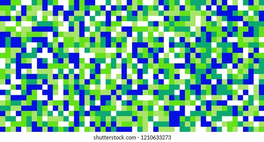 Color Halftone Pattern. Abstract Multicolor Texture with Squares for Print, Banner, Card, Web and Mobile Applications. Retro Tech Halftone