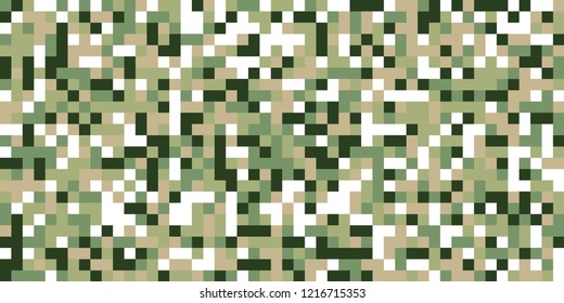 Color Halftone Pattern. Abstract Multicolor Texture with Squares for Print, Banner, Card, Web and Mobile Applications. Trendy Tech Halftone Pattern with Color Pixels. Vector Texture.