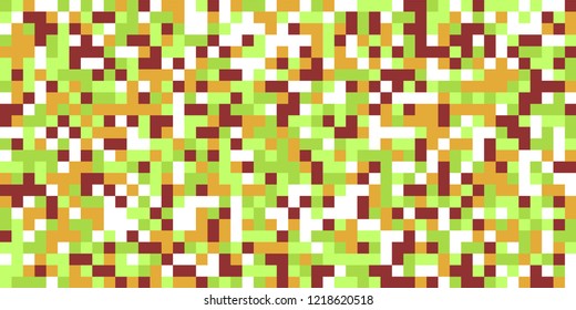 Color Halftone Pattern. Abstract Multicolor Texture with Squares for Print, Banner, Card, Web and Mobile Applications. Vintage Tech Halftone