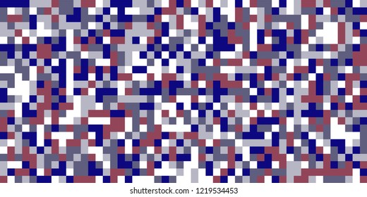 Color Halftone Pattern. Abstract Multicolor Texture with Squares for Print, Banner, Card, Web and Mobile Applications. Modern Tech Halftone Pattern with Color Pixels. Vector Texture.