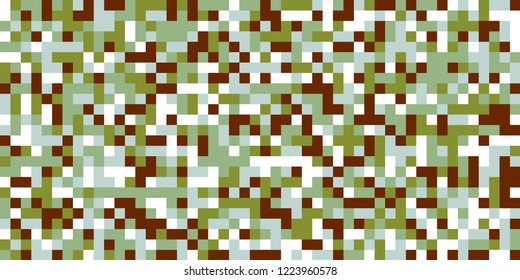 Color Halftone Pattern. Abstract Multicolor Texture with Squares for Print, Banner, Card, Web and Mobile Applications. Modern Tech Halftone Pattern with Color Pixels. Vector Texture.