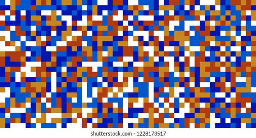 Color Halftone Pattern. Abstract Multicolor Texture with Squares for Print, Banner, Card, Web and Mobile Applications. Modern Tech Halftone