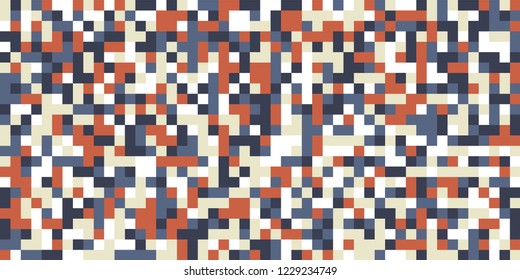 Color Halftone Pattern. Abstract Multicolor Texture with Squares for Print, Banner, Card, Web and Mobile Applications. Modern Tech Halftone