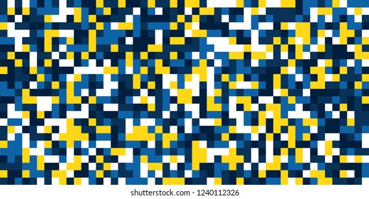 Color Halftone Pattern. Abstract Multicolor Texture with Squares for Print, Banner, Card, Web and Mobile Applications. Trendy Tech Halftone