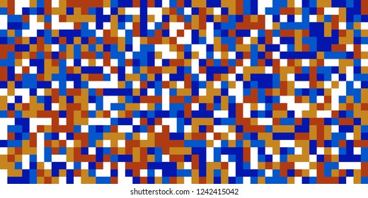 Color Halftone Pattern. Abstract Multicolor Texture with Squares for Print, Banner, Card, Web and Mobile Applications. Vintage Tech Halftone