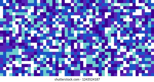 Color Halftone Pattern. Abstract Multicolor Texture with Squares for Print, Banner, Card, Web and Mobile Applications. Trendy Tech Halftone