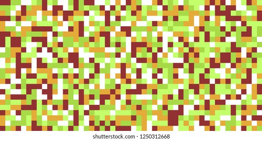 Color Halftone Pattern. Abstract Multicolor Texture with Squares for Print, Banner, Card, Web and Mobile Applications. Trendy Tech Halftone